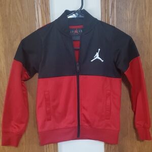 Jordan Kids Black and Red Jacket